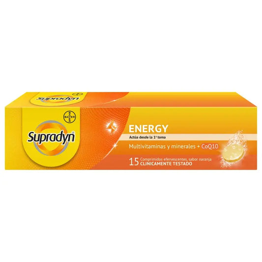 Supradyn Energy Vitamins and Energy, 15 Effervescent Tablets