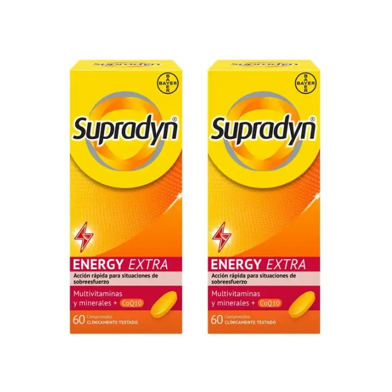 Supradyn Energy Extra Sport Vitamins and Energy, 2x60 Tablets