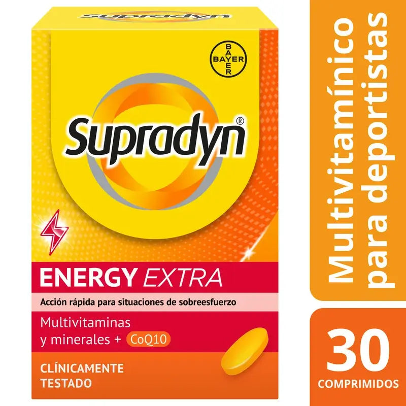 Supradyn Energy Extra Sport Vitamins and Energy, 30 Tablets