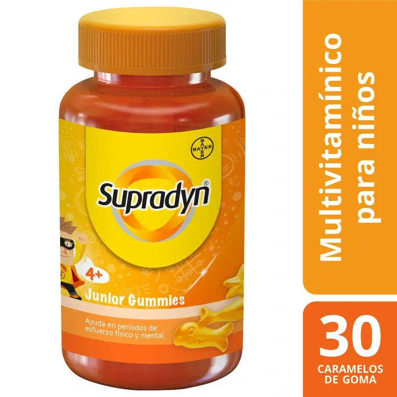 Supradyn Junior Gummies Vitamins and Energy Children, 30 Gummies
