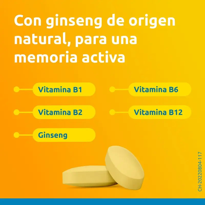 Supradyn Memory 50+ Vitamins, Minerals and Energy with Ginseng, 30 Tablets