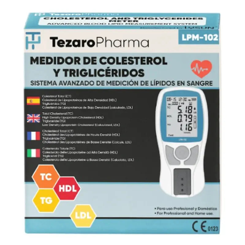 Surgicalmed Cholesterol and Triglyceride Meter by Tezaro Pharma, 1 pc.