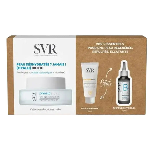 Svr Box [Hyalu] Biotic 50 Ml + [Collagen] Biotic 15 Ml + Ampoule Hydra[B3] 10 Ml