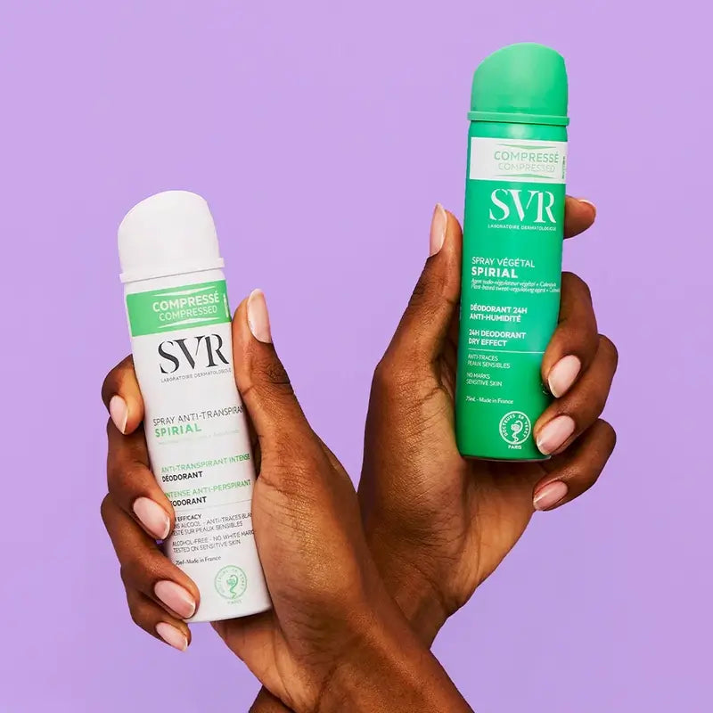 SVR Spirial Vegetal Deodorant Antiperspirant Spray, 75 ml