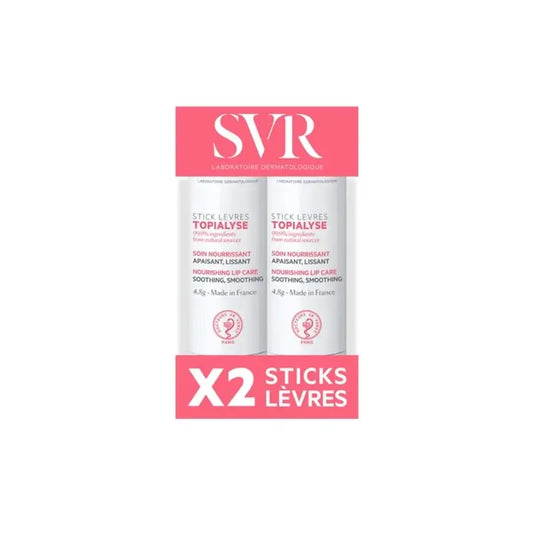 Svr Topialyse Duo Stick Levres , 2x4 g