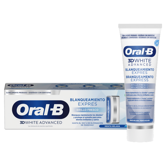 Oral-B Braun 3D Whit Express Fresh Shine 75Ml