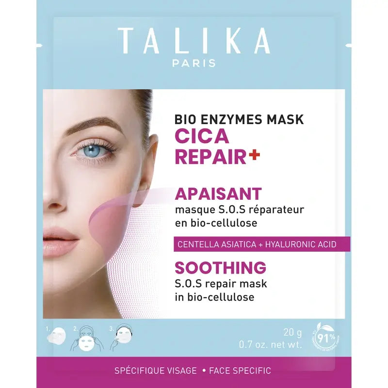 Talika Bio Enzymes Cica Repair Soothing Mask , 20 gr
