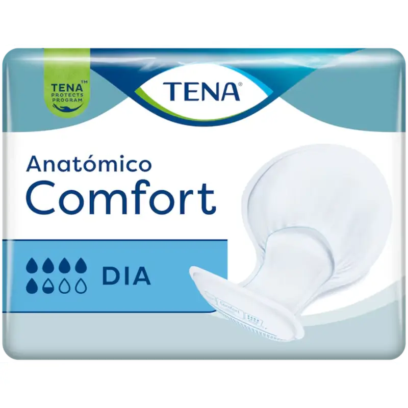 Tena Anatomical Comfort Plus Day , 80 units one size fits all