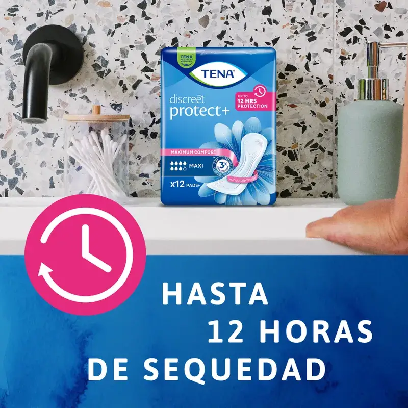 Tena Lady Compresas Maxi, 12 Units