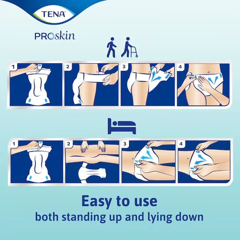 Tena Flex Proskin Plus Medium Night , 80 units