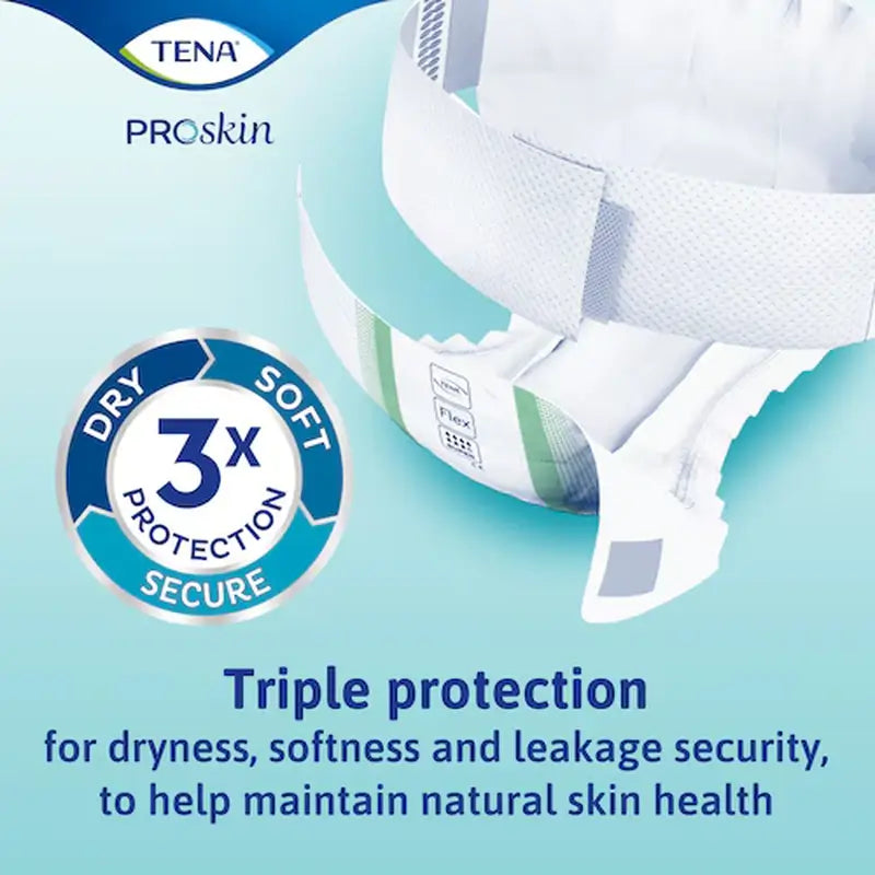 Tena Flex Proskin Super Medium Super Night , 80 units