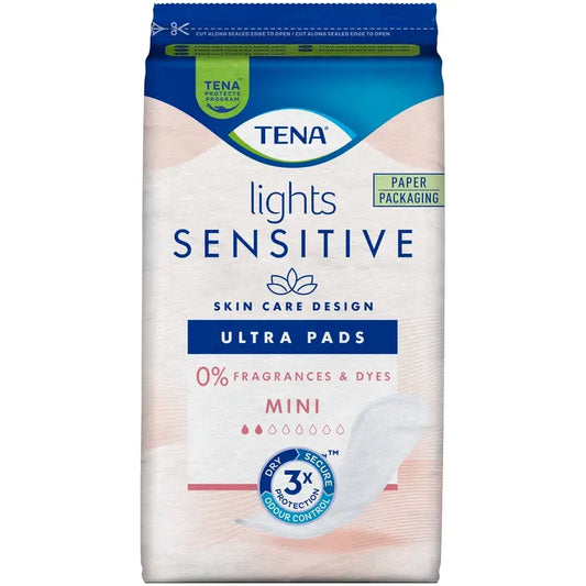 Tena Lights Sensitive Mini Ultra, 20 Units