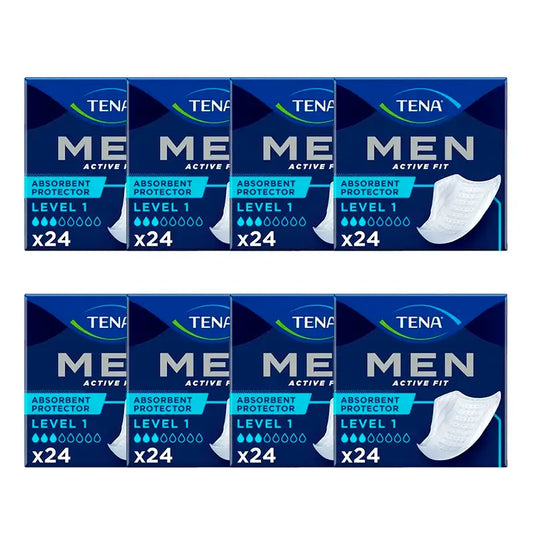 Tena Men Level 1, Pack 8 x 24 Units