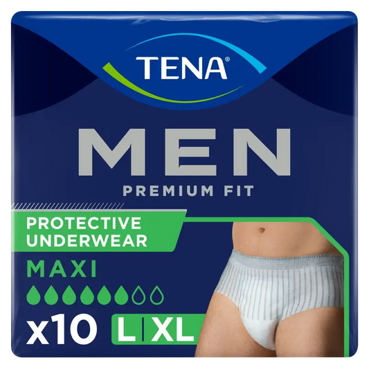 Tena Men Pants Premium Fit Size L-XL, 10 pcs.