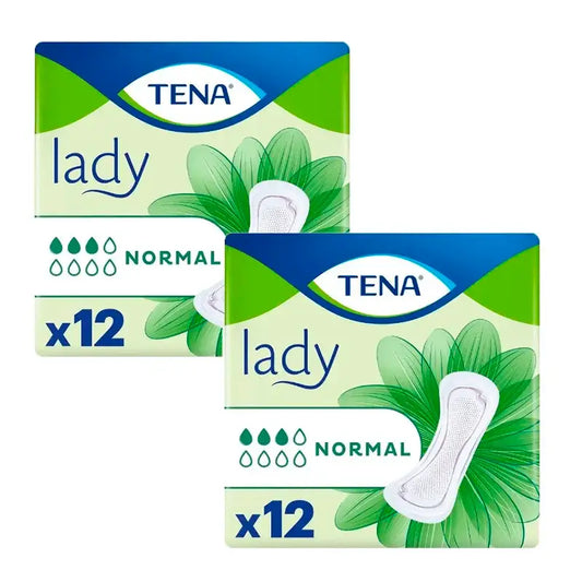 Tena Pack Lady Normal, 2 X 12 Units