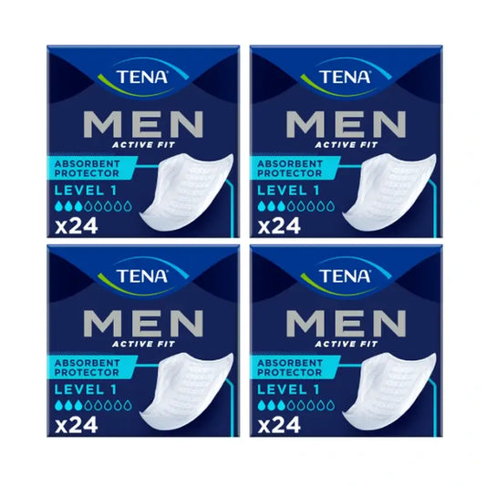 Tena Pack Men Level 1, 4 X 24 Units
