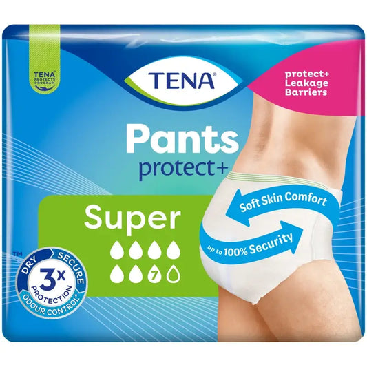 Tena Pants Absorbent Incontinence Absorbent Pants Light Urine Super Large Size, 12 Units