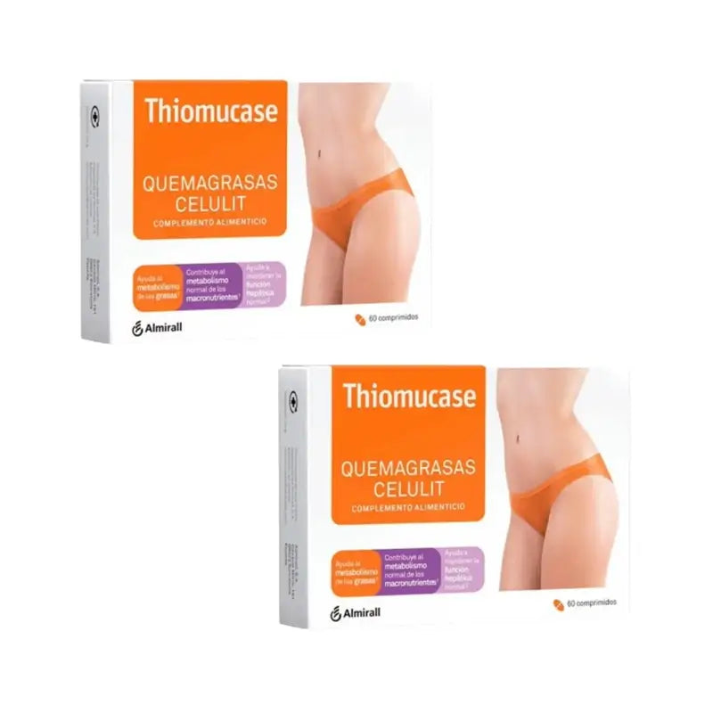Thiomucase Cellulite Fat Burner, 2X60 Tablets