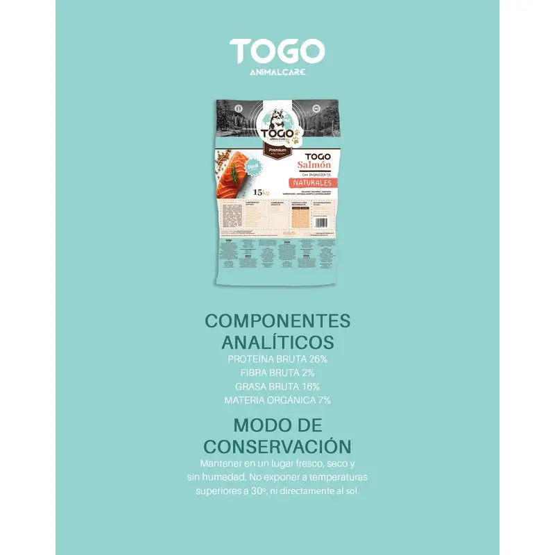 Togo Salmon Dry Feeding, 15 kg