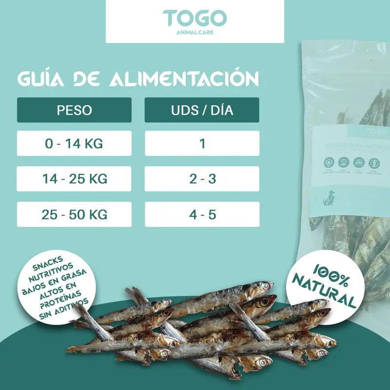Togo Snack Natural Dried Anchovies, 1 pc.
