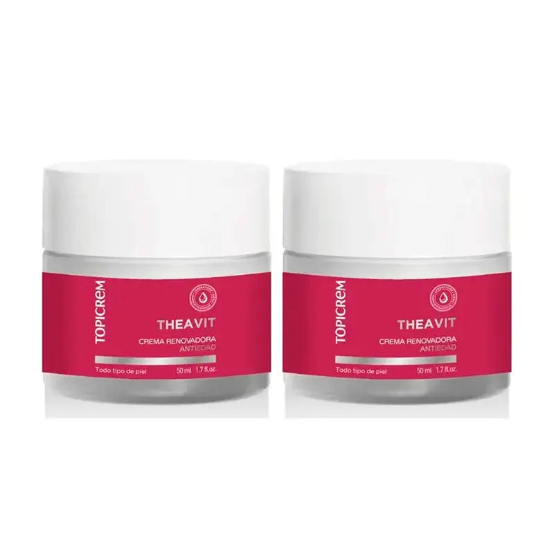 Topicrem Ah Theavit Renewing Cream, Pack 2 x 50 ml