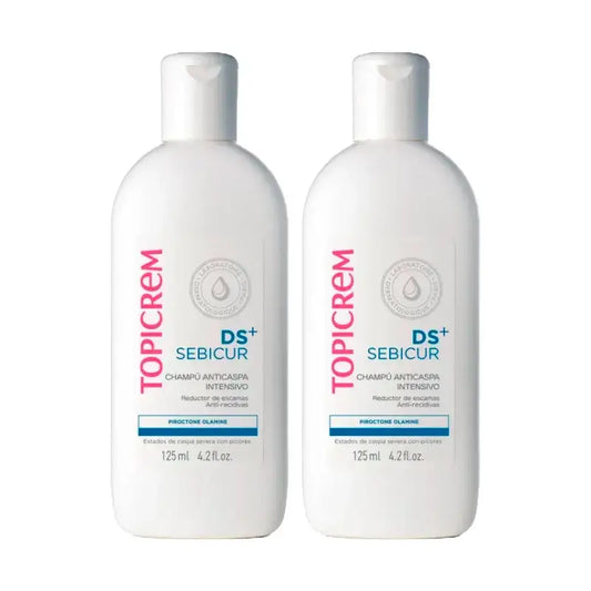 Topicrem Ds+ Sebicur Intensive Anti-Dandruff Shampoo, Pack 2 x 125 Ml