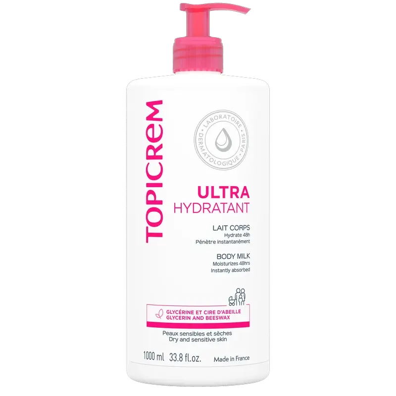 Topicrem Ultra-Moisturising Body Milk 1L