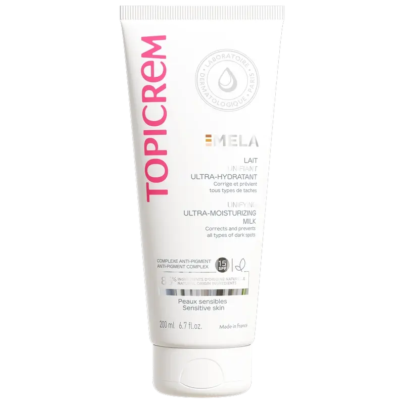 Topicrem Mela Ultra-Moisturising Unifying Body Milk Spf15, 200 ml