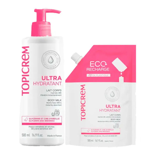 Topicrem Infinite Body Moisturising Pack 500 ml + Refill