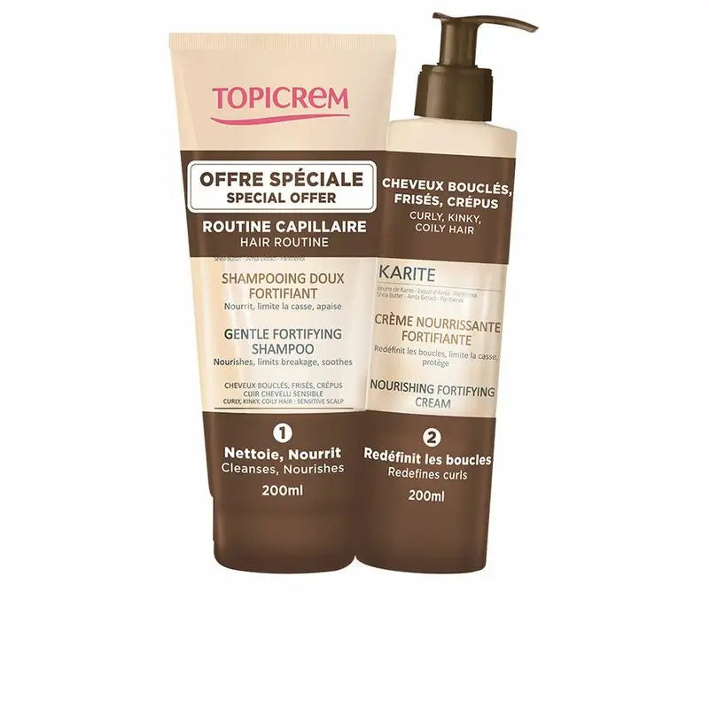 Topicrem Pack Shea Butter Shampoo 200 Ml + Nourishing Cream 200 Ml