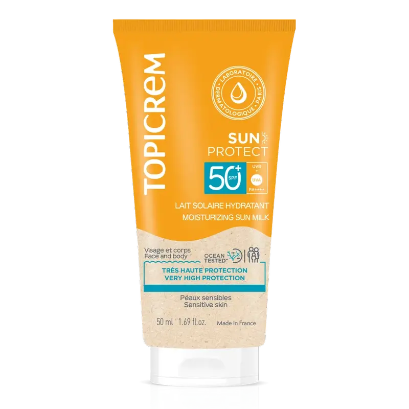 Topicrem Sun Protect Milk Spf50+, 50 ml