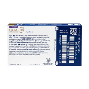 Total30 Multifocal Monthly Lenses , 3 units