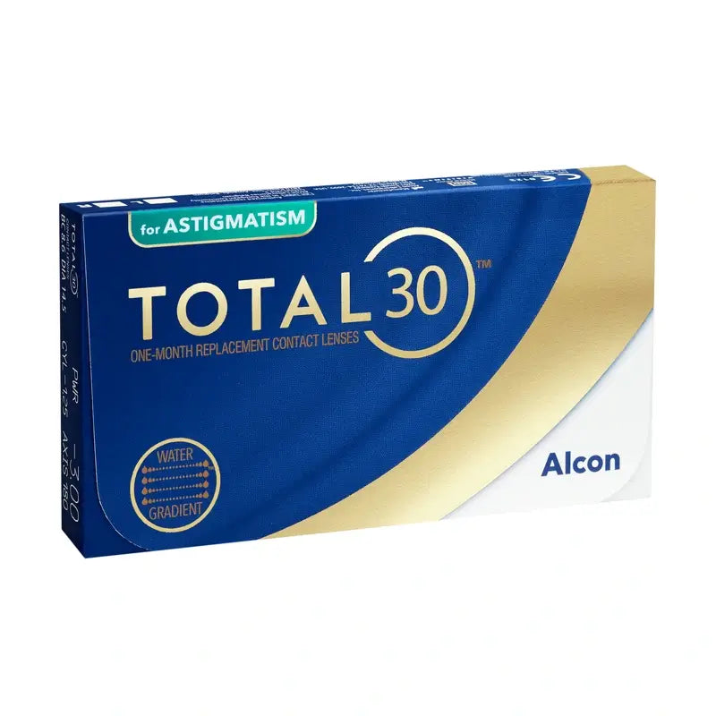 Total30 Monthly Toric Lenses , 3 units - +8.00, -0.75, 10, 8.6, 14.50