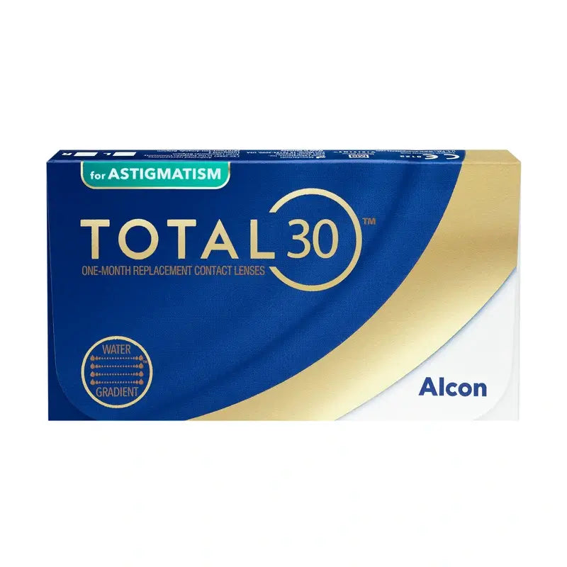 Total30 Monthly Toric Lenses , 6 units - +8.00, -0.75, 10, 8.6, 14.50