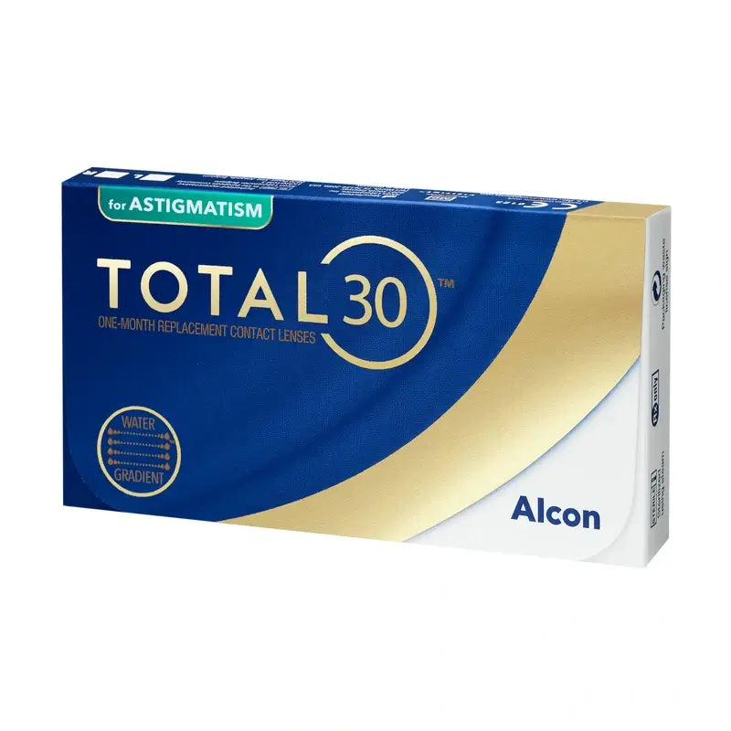 Total30 Monthly Toric Lenses , 6 units - +8.00, -0.75, 10, 8.6, 14.50