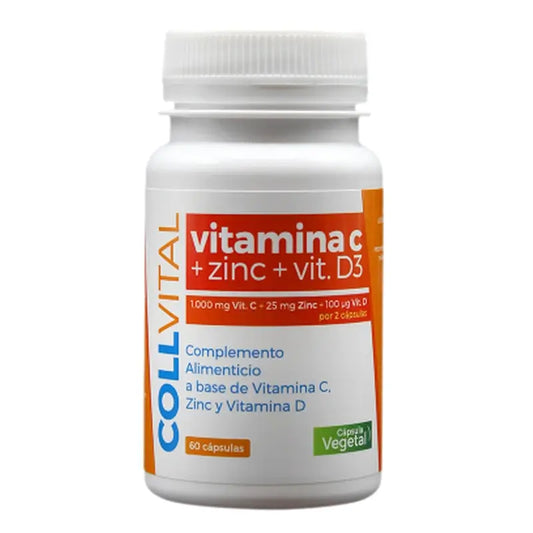 Triconatura Vit C +Zinc+Vit D3 60 Capsules Collvital