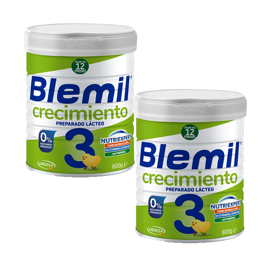 Blemil Plus 3 Growth Pack 0% Added Sugar, 2x800g
