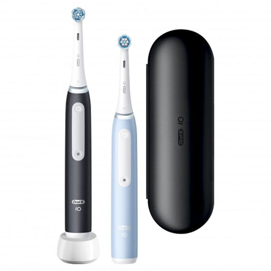 Oral-B Braun iO3s Duplo Electric Toothbrush Black and Blue