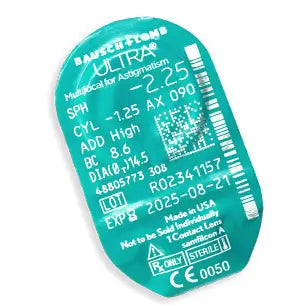 Ultra Multifocal Lenses For Astigmatism Monthly , 6 units - +1.00, -0.75, 10, 8.6, Alta, 14.50