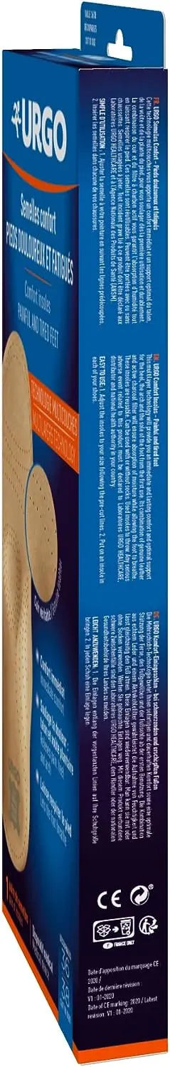 Urgo Comfort Insole For Tired And Sore Feet, Size 36-38