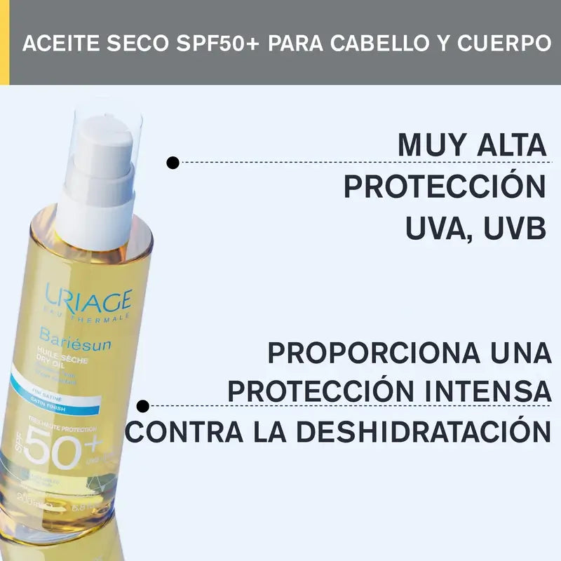 Uriage Bariésun Dry Oil Spf50+, 200 ml