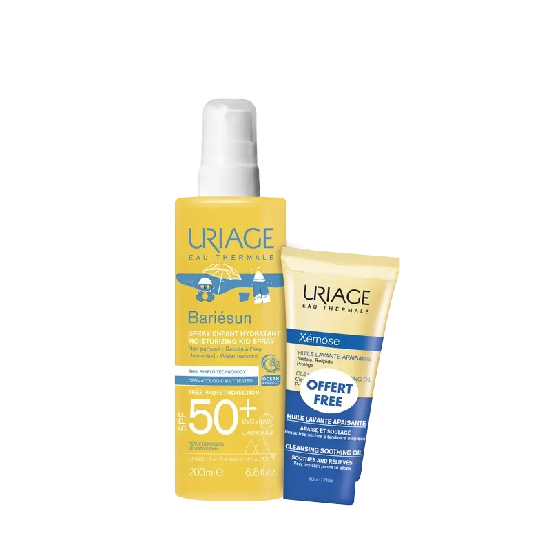 Uriage Bariesun Spf50 Spray Kid 200 Ml + Xemose Oil 50 Ml