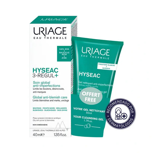Uriage Promo Hyseac 3-Regul+ Cleansing Gel 50 Ml Free