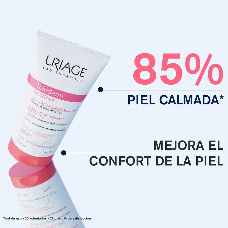 Uriage Toléderm Control Make-up Remover Gel-Milk 150Ml