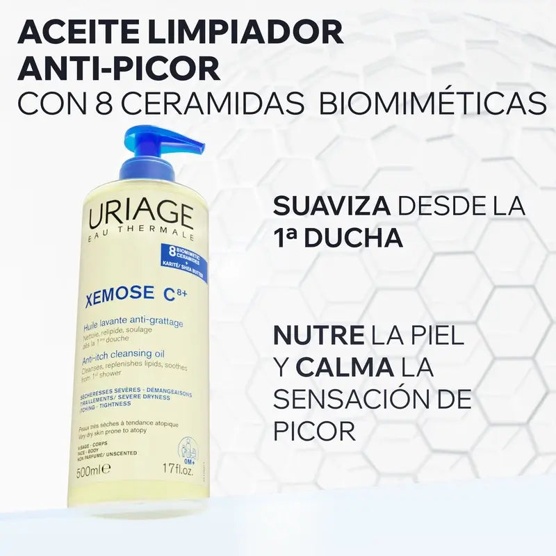 Uriage Xemose C8+ Anti-itch Cleansing Oil 500ml