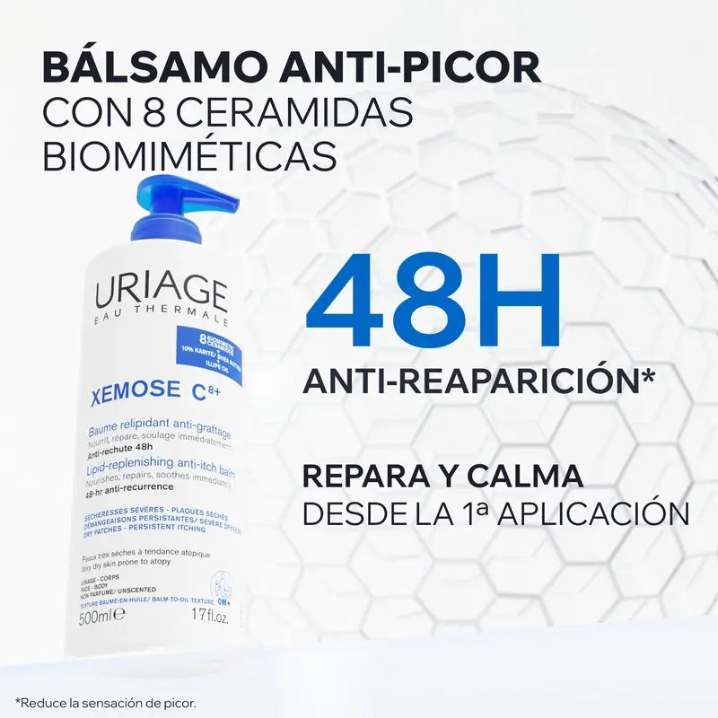 Uriage Xemose C8+ Relipidising Anti-itch Balm 500ml