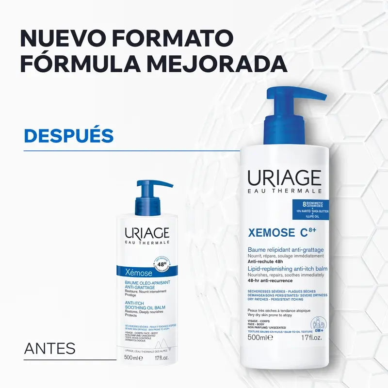 Uriage Xemose C8+ Relipidising Anti-itch Balm 500ml
