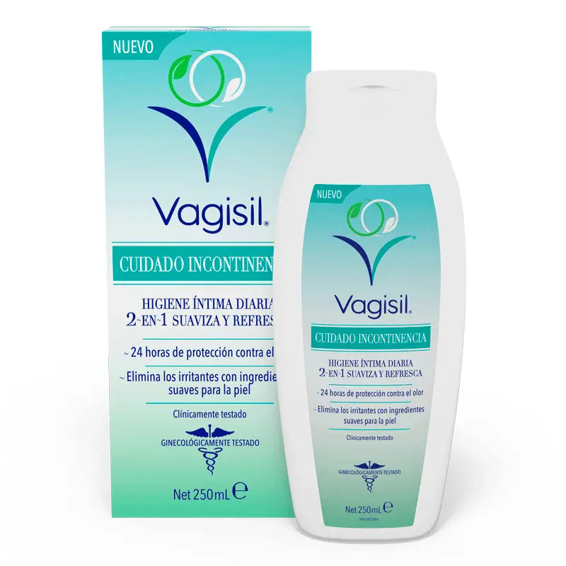 Vagisil Incontinence Care Intimate Hygiene 2 In 1 250 ml