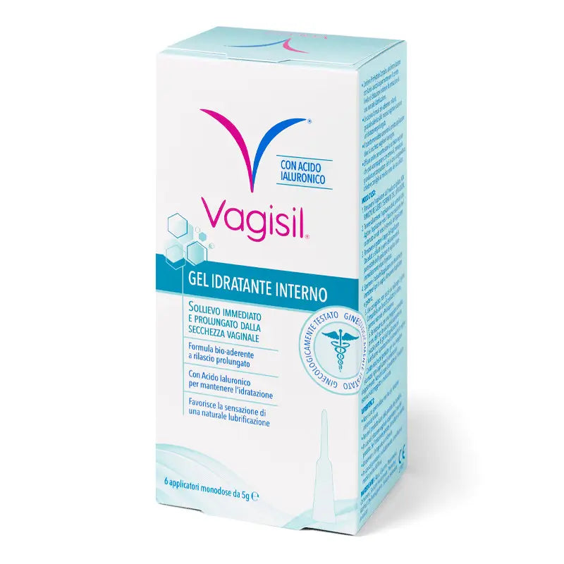 Vagisil Internal Moisturising Gel 6 Applicators 5 ml