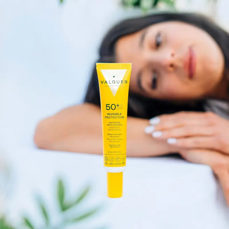 Valquer Sunscreen Facial Sunscreen 50+ Invisible Protection, 40 ml
